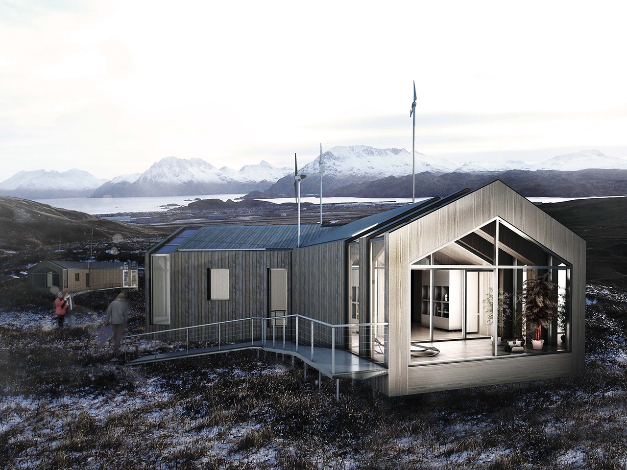 24Studio's Honorable Mention for the Living Aleutian Home Design Competition 2012